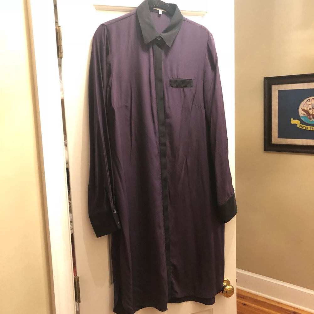 Deep Purple Midi Dress